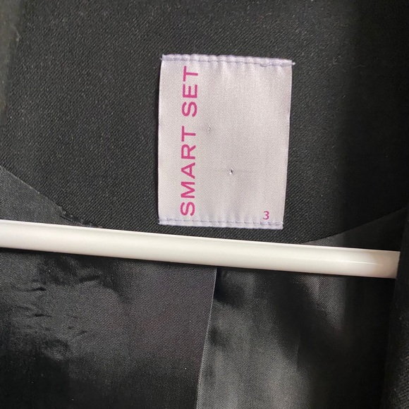 Smart Set Black Blazer Suit Jacket - Picture 3 of 5